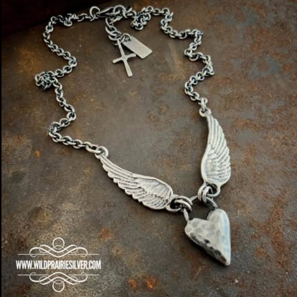 Custom made sterling silver necklace